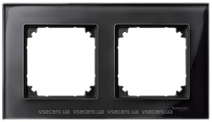 Фото Schneider Рамка Merten M-Elegance MTN404203 двухпостовая
