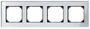Фото Schneider Рамка Merten M-Elegance MTN4040-3260 четырехпостовая