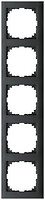 Фото Schneider Рамка Merten M-Pure MTN4050-3614 пятипостовая