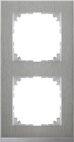 Фото Schneider Рамка Merten M-Pure Decor MTN4020-3646 двухпостовая