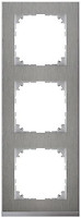 Фото Schneider Рамка Merten M-Pure Decor MTN4030-3646 трехпостовая