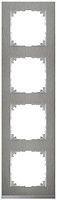 Фото Schneider Рамка Merten M-Pure Decor MTN4040-3646 четырехпостовая