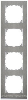 Фото Schneider Рамка Merten M-Pure Decor MTN4040-3646 четырехпостовая