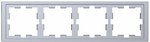 Фото Schneider Рамка Merten D-Life MTN4040-6536 четырехпостовая