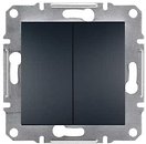 Фото Schneider Выключатель Asfora EPH1100171 двухклавишный