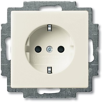 Фото ABB Розетка Basic 55 (20 EUC-92-507) с заземлением