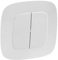 Фото Legrand Выключатель Valena Allure (752708-754301) двухклавишный проходной