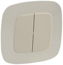 Фото Legrand Выключатель Valena Allure (752808-754311) двухклавишный проходной