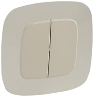 Фото Legrand Выключатель Valena Allure (752808-754311) двухклавишный проходной