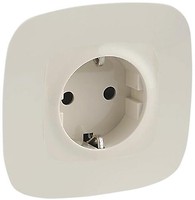 Фото Legrand Розетка Valena Allure (753821-754311) одинарная с заземлением
