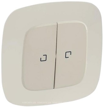 Фото Legrand Выключатель Valena Allure (752809-754311) двухклавишный с подсветкой