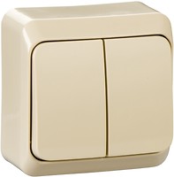 Фото Schneider Выключатель Prima WDE001150 двухклавишный