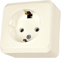 Фото Schneider Розетка Prima WDE001180 одинарная с заземлением и защитными шторками