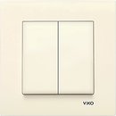 Фото Viko Выключатель Karre 90960102 двухклавишный