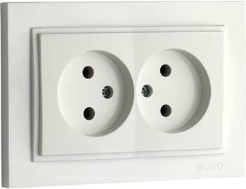 Фото Mono Electric Розетка Despina 102-190005-121 двухместная