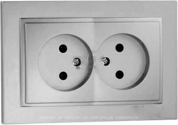 Фото Mono Electric Розетка Despina 102-212105-121 двухместная