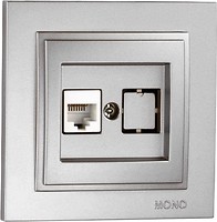 Фото Mono Electric Розетка Despina 102-212105-125 компьютерная
