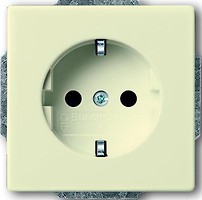 Фото ABB Розетка Future 20 EUCKS-82 одинарная с заземлением и шторками