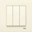 Фото Viko Выключатель Karre 90960168 трехклавишный