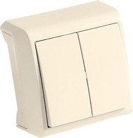 Фото Viko Выключатель Vera 90681202 двухклавишный