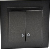 Фото Mono Electric Выключатель Despina 102-202023-111 двухклавишный проходной