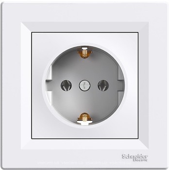 Фото Schneider Розетка Asfora EPH2920221 с заземлением, 5 шт