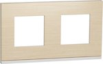 Фото Schneider Рамка Unica New NU600483 двухпостовая