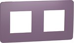 Фото Schneider Рамка Unica New NU280415 двухпостовая
