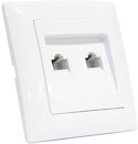 Фото Horoz Electric Розетка Tina 112-005-0015 компьютерная двойная