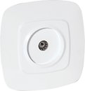 Фото Horoz Electric Розетка ELA 112-007-0009-010 телевизионная проходная белая