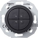 Фото Schneider Кнопочный выключатель Renova WDE011272 четырехклавишный с подсветкой