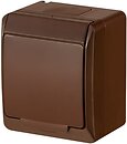 Фото Elektro-Plast Розетка Hermes 0324-06 одинарная с заземлением и крышкой