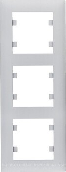 Фото Hager Рамка Lumina Intens WL5632 трехпостовая вертикальная