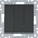Фото Hager Выключатель Lumina WL0073 трехклавишный
