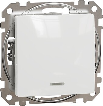 Фото Schneider Electric Выключатель Sedna Design одноклавишный (SDD111101L)
