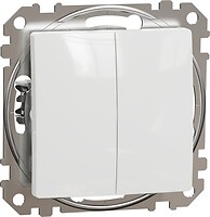 Фото Schneider Electric Выключатель Sedna Design двухклавишный (SDD111105)