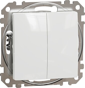 Фото Schneider Electric Выключатель Sedna Design двухклавишный (SDD111105)