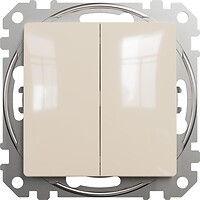 Фото Schneider Electric Выключатель Sedna Design двухклавишный (SDD112105)
