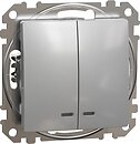 Фото Schneider Electric Выключатель Sedna Design двухклавишный (SDD113105L)