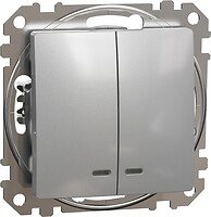 Фото Schneider Electric Выключатель Sedna Design двухклавишный (SDD113105L)