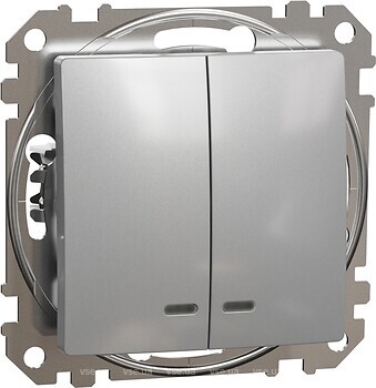 Фото Schneider Electric Выключатель Sedna Design двухклавишный (SDD113105L)