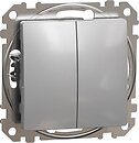Фото Schneider Electric Выключатель Sedna Design двухклавишный (SDD113108)