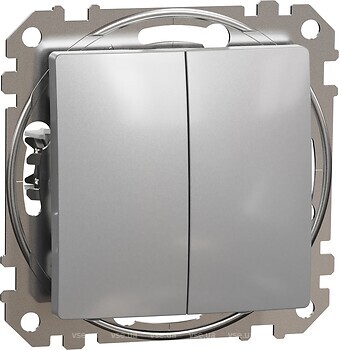 Фото Schneider Electric Выключатель Sedna Design двухклавишный (SDD113108)