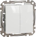 Фото Schneider Electric Выключатель Sedna Design двухклавишный (SDD111108)