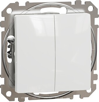 Фото Schneider Electric Выключатель Sedna Design двухклавишный (SDD111108)