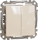 Фото Schneider Electric Выключатель Sedna Design двухклавишный (SDD112108)