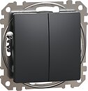 Фото Schneider Electric Выключатель Sedna Design двухклавишный (SDD114108)