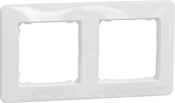 Фото Schneider Electric Рамка Sedna Design двухпостовая горизонтальная (SDD311802)