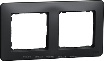 Фото Schneider Electric Рамка Sedna Design двухпостовая горизонтальная (SDD314802)