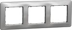 Фото Schneider Electric Рамка Sedna Design трехпостовая горизонтальная (SDD313803)